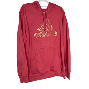 Adidas pink and gold hoodie
